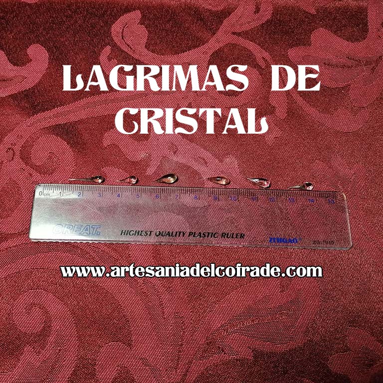 Lágrimas de Cristal para virgen o santo